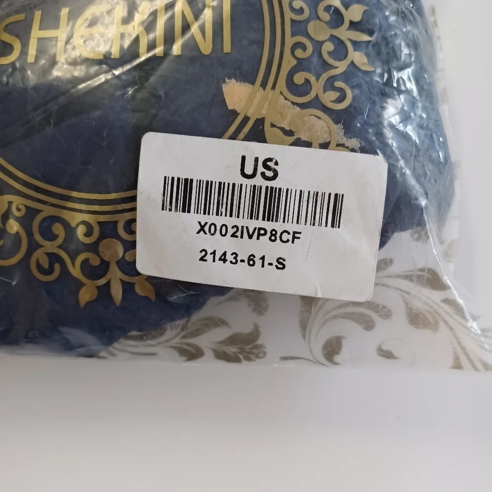 SHEKINI Bikini Bottoms Swimsuit Navy Blue Shekini NWT Swimwear Pool Beach NWT
